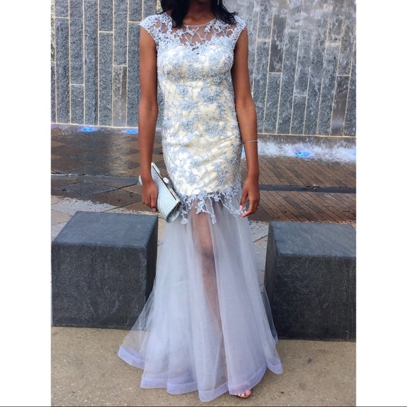 Camille La Vie Dresses & Skirts - Camille La Vie Illusion Prom Dress