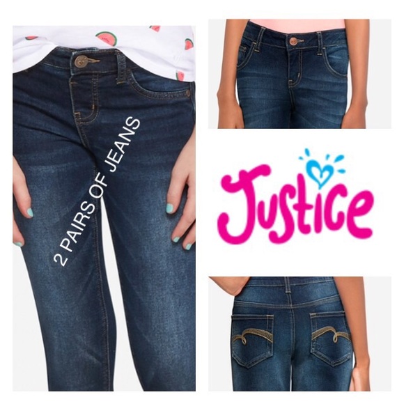 Justice Other - JUSTICE simply low jeans 2 pair bundle