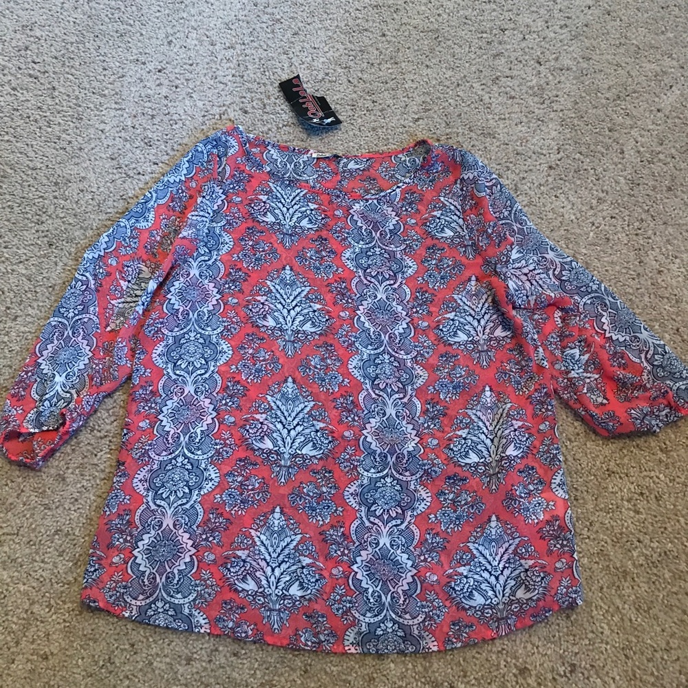 Chiffon floral top