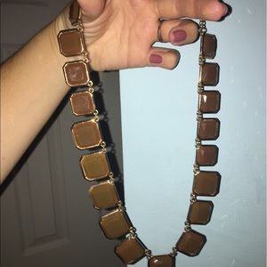 Tan/brown beaded necklace