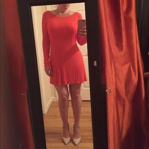 Light weight long sleeve medium skater dress.