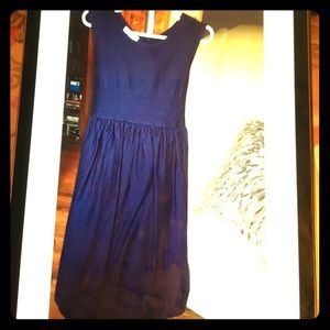 Laura Ashley navy blue girl's dress