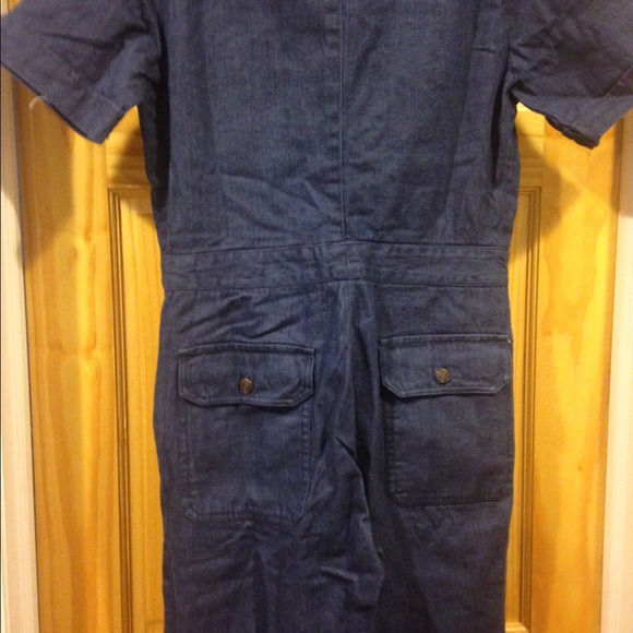 Denim 1970s vintage jumpsuit never been worn! - Picture 5 of 5