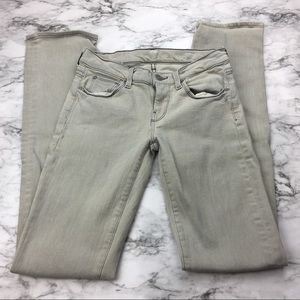SE7EN grey straight leg jeans
