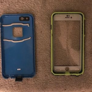 iPhone 6s Plus life proof case blue