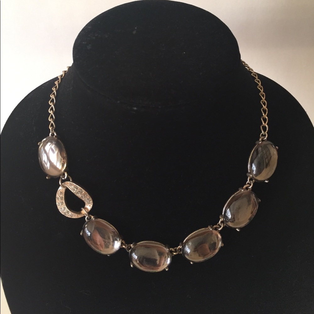 Large Glass Cabochon Necklace