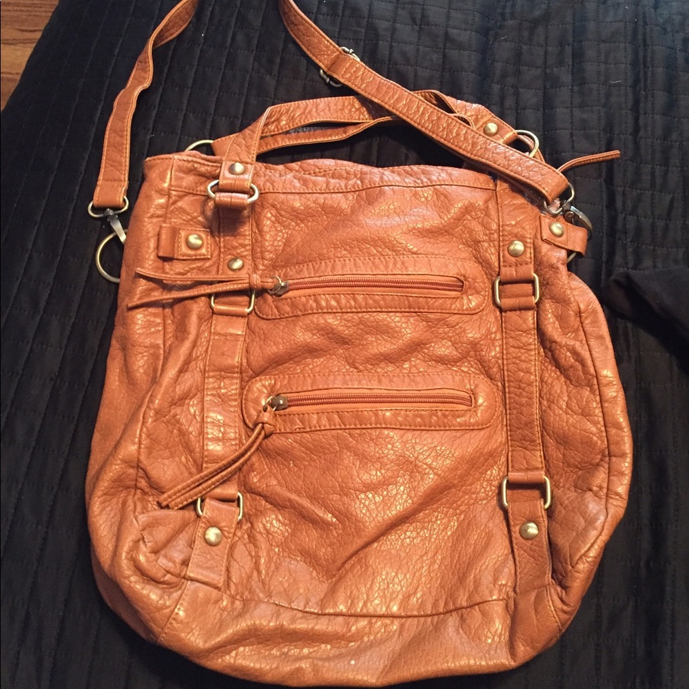 Brown messenger bag