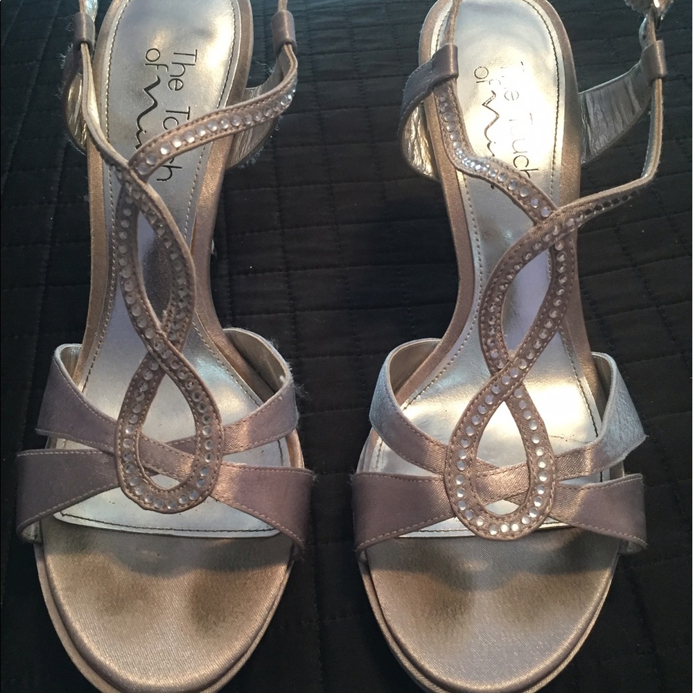 Silver Strappy shoes