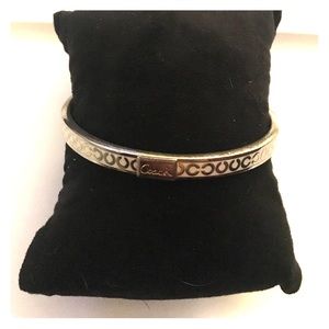 Coach gold bangle