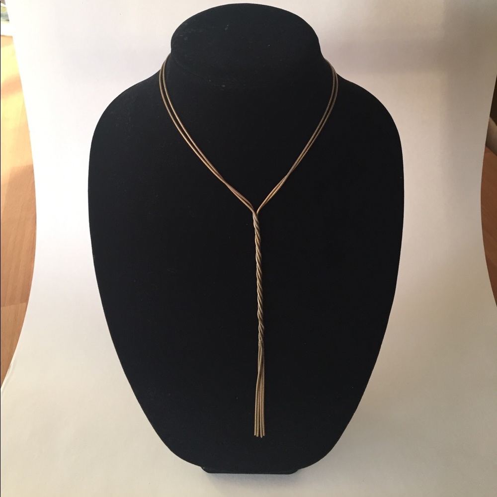 Metal Tassel Necklace