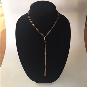 Metal Tassel Necklace