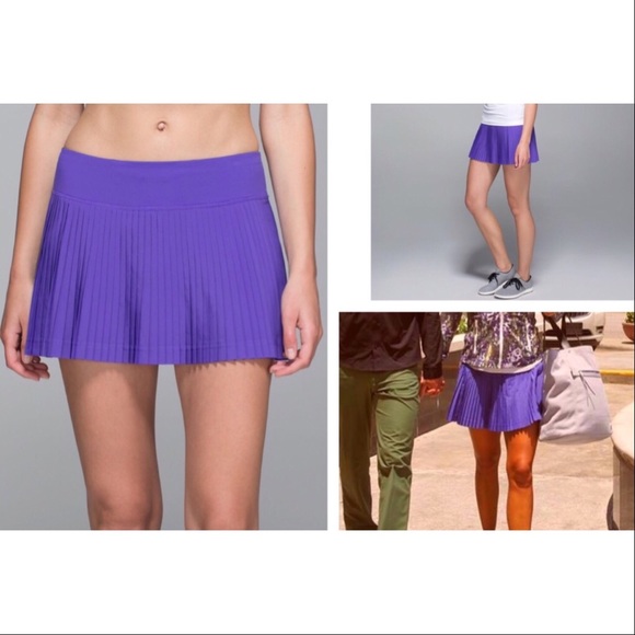 lululemon athletica Dresses & Skirts - Lululemon Pleat To Street Skirt Iris Purple Skort
