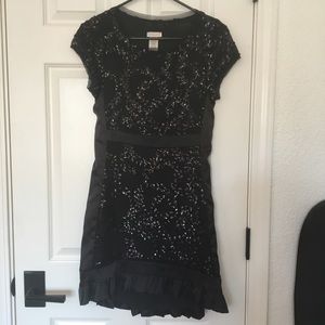 Black Sequin Formal Dress