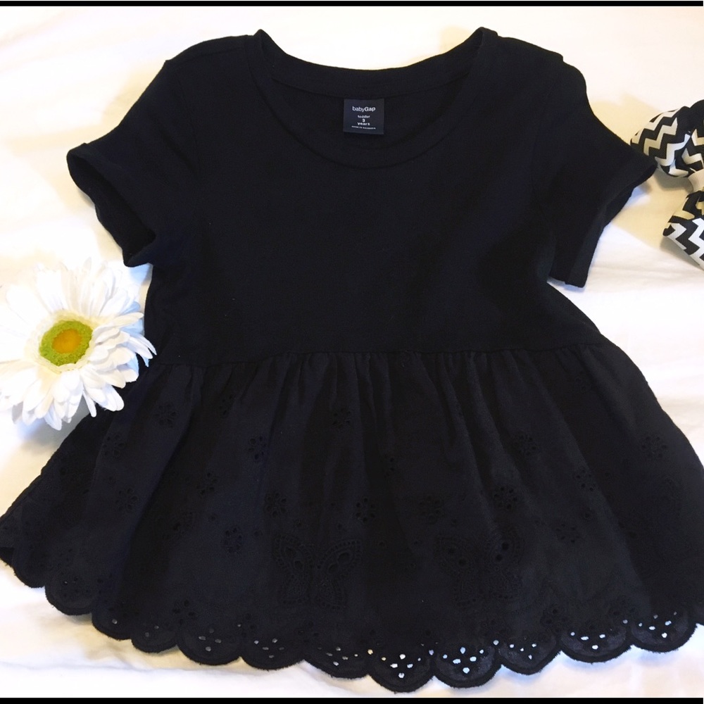 BabyGap Eyelet Mix Top