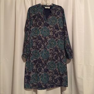 Long sleeve floral dress