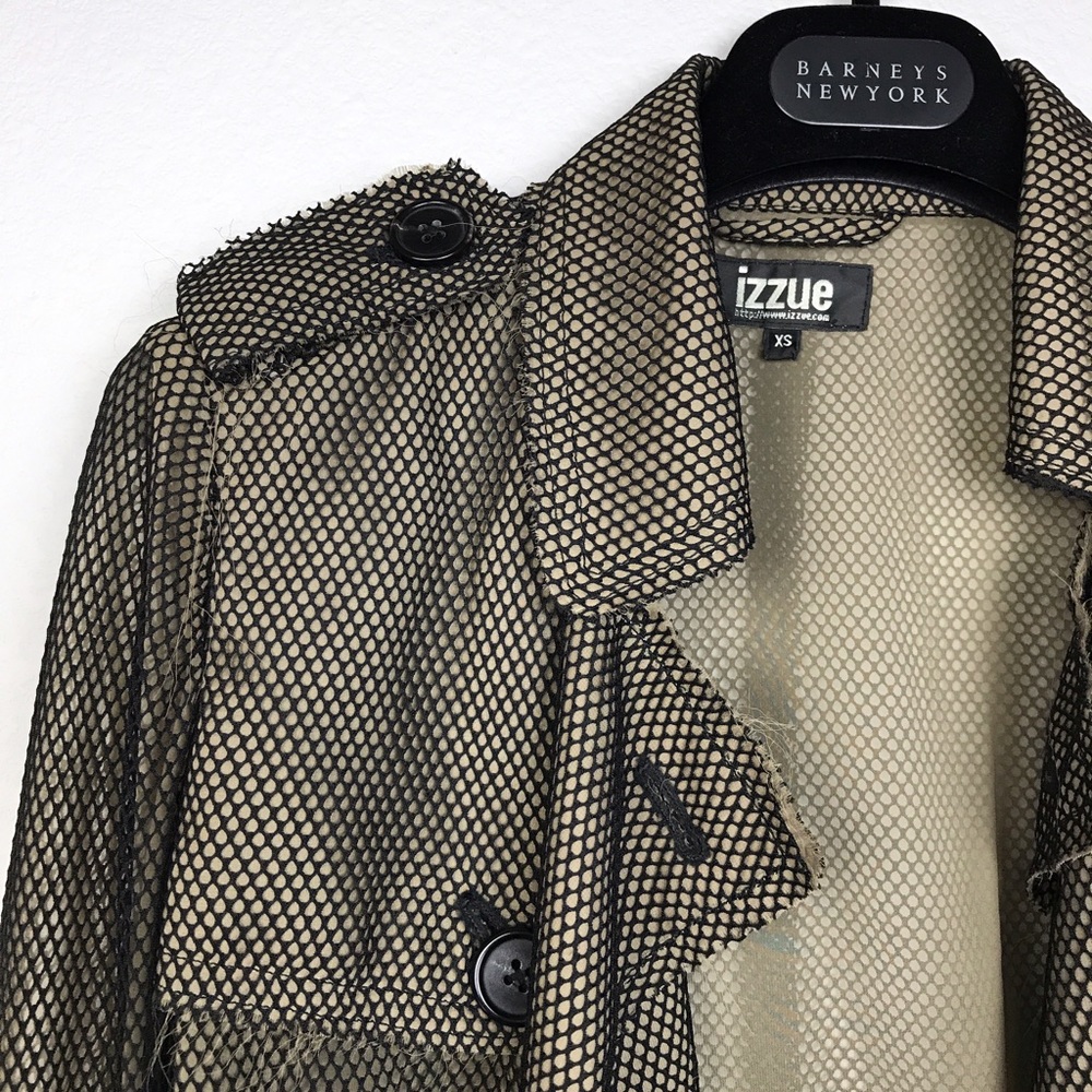 Brown and Black Mesh Jacket - Picture 4 of 5