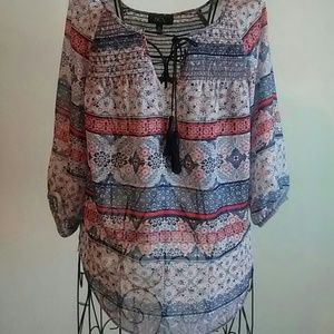 BCX Sheer Blouse