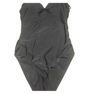 NWOT Black one piece bathing suit