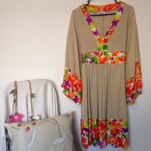 B O H O ● B e l l ● S l e e v e floral dress