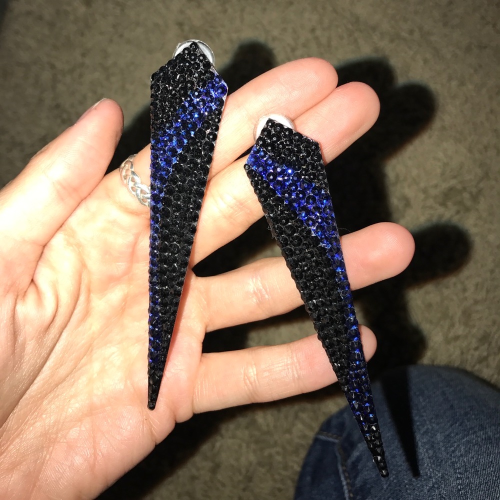 Hand made Swarovski crystal earrings