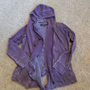 Slouchy zip up hoodie