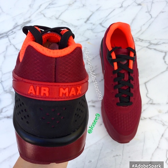 Nike Air Max ultra men's red black sneakers - Picture 5 of 8