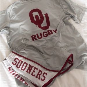 Boomer Sooner Set! University of Oklahoma!