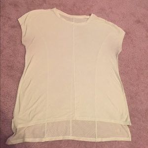 Lululemon Sheer loose over-shirt yellow