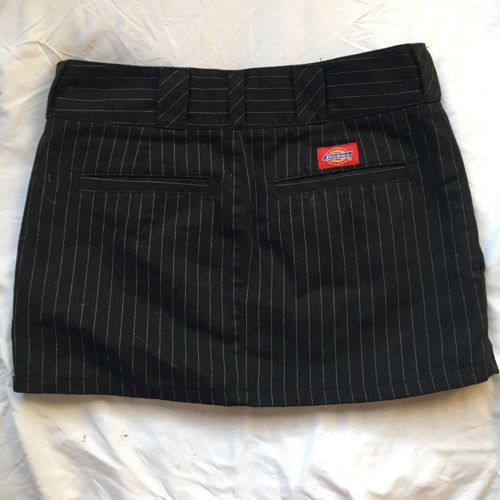 Dickies Pinstripe Mini Skirt