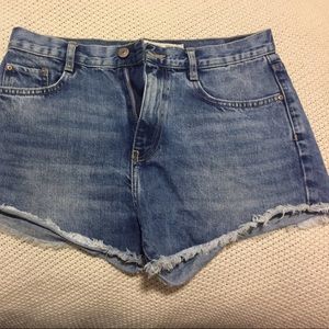 Zara High-Waisted Jean Shorts