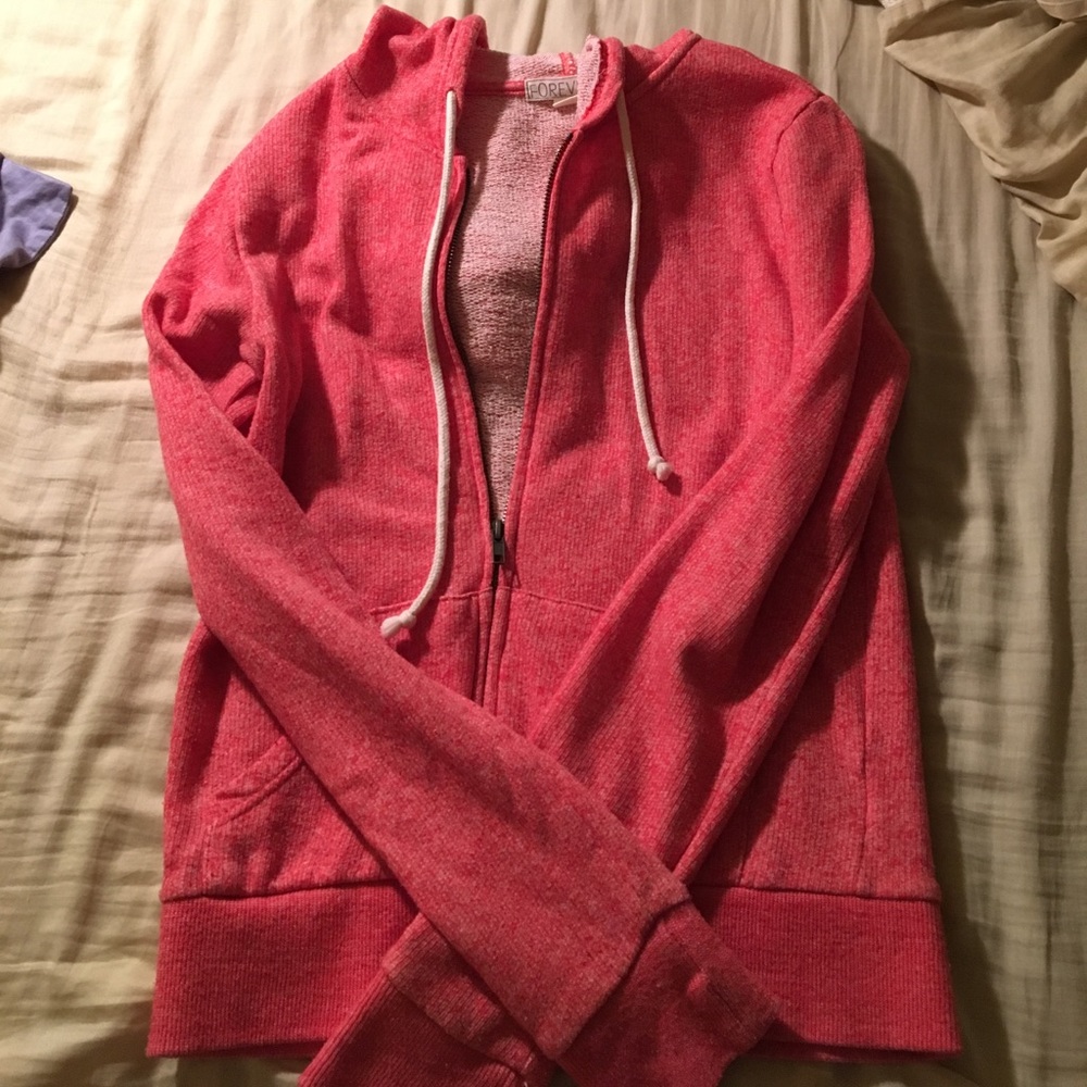 cozy zip up hoodie