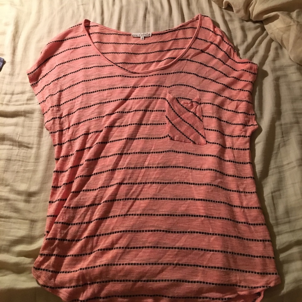 peach tee