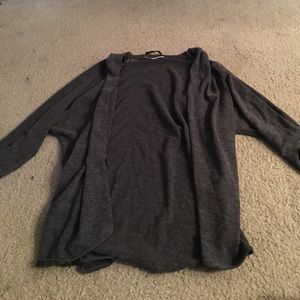 Gray cardigan