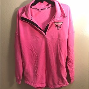 Pink pull over hoodie