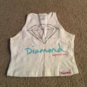 Diamond crop top