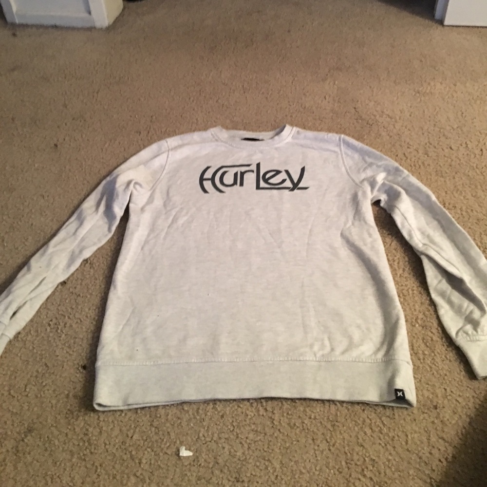 Light gray hurley sweatshirt