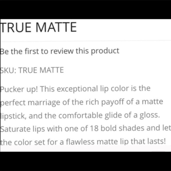 True Matte Lipstick 💄. Lasts for hours🌹 - Picture 3 of 4