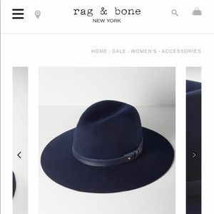 Authentic Rag and Bone Fedora Size M