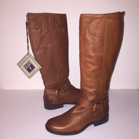 Frye Shoes - Frye Brown Phillip Harness Riding Boots sz 7