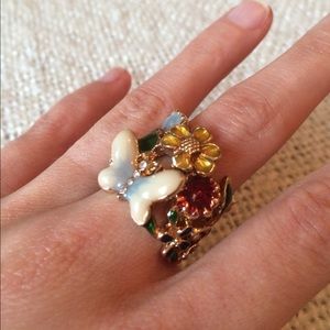 New Without Tag, Ring w/ Multi-Colored Details