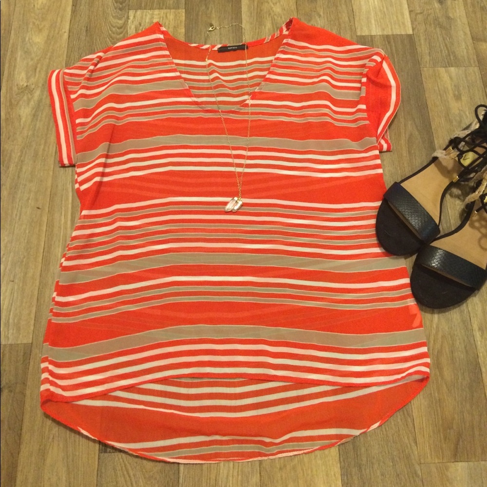 Like New Soprano Striped Top