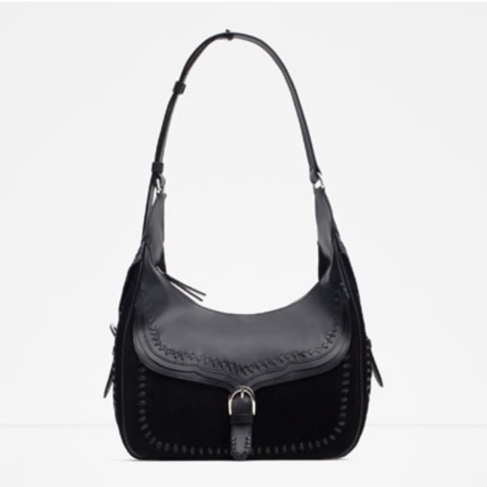 Zara - leather with woven strip