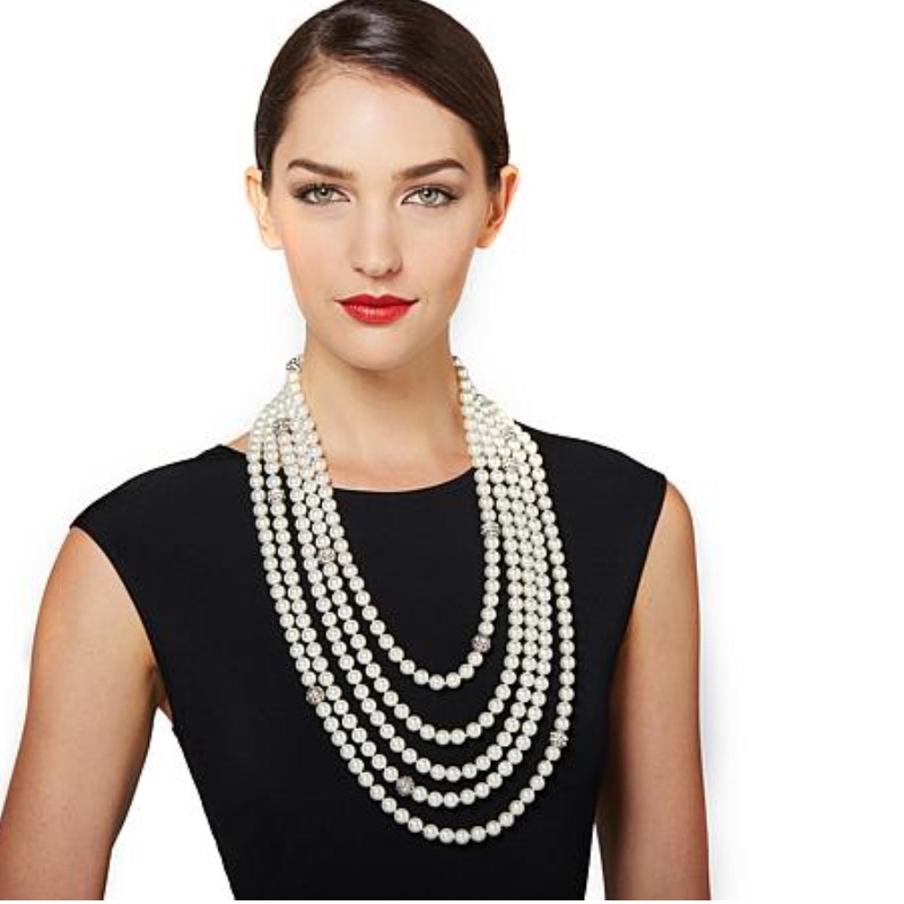 Audrey Hepburn Collection 5-Strand Pearl Necklace
