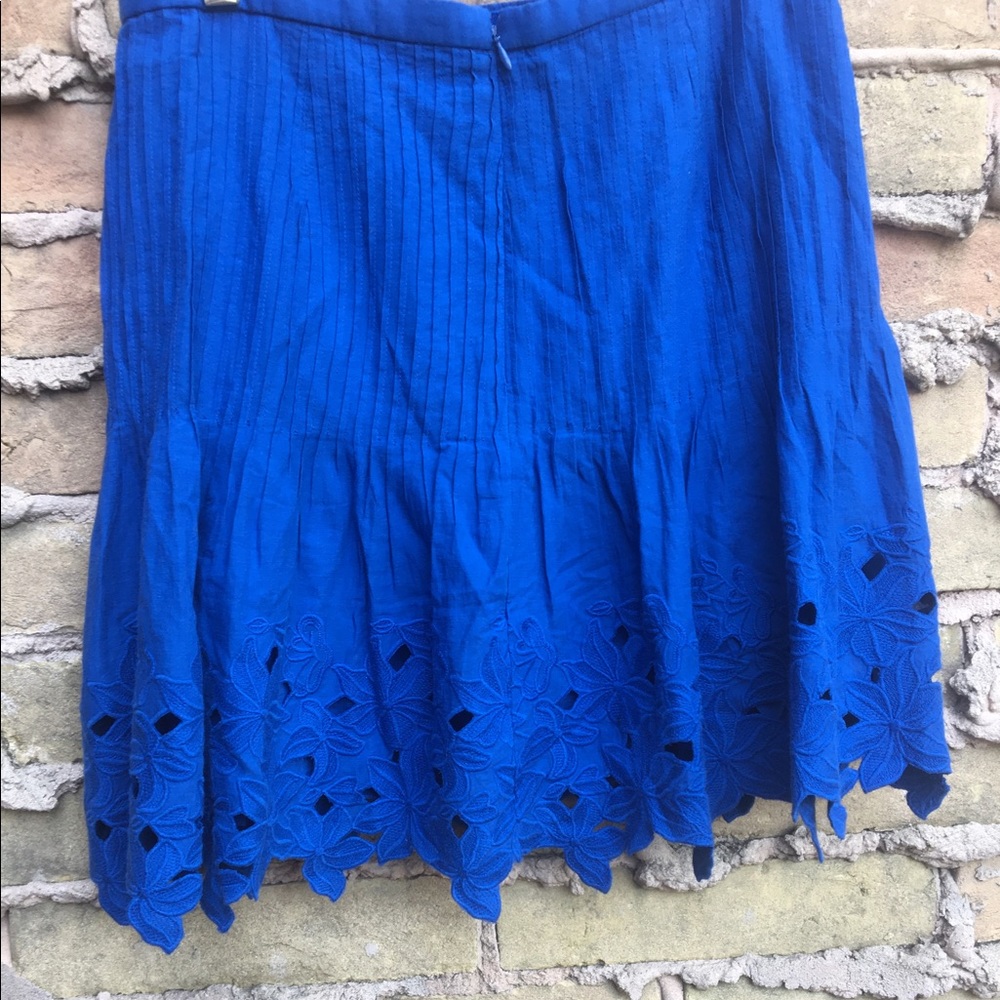 J.CREW Eyelet floral mini skirt - Picture 4 of 8