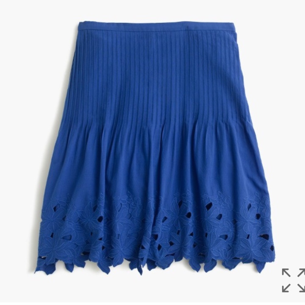 J.CREW Eyelet floral mini skirt - Picture 5 of 8