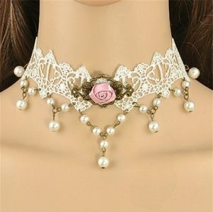 Flower choker necklace - NWT