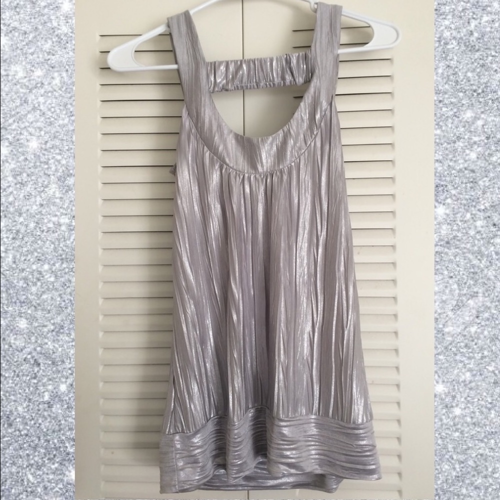 Silver blouse 👚