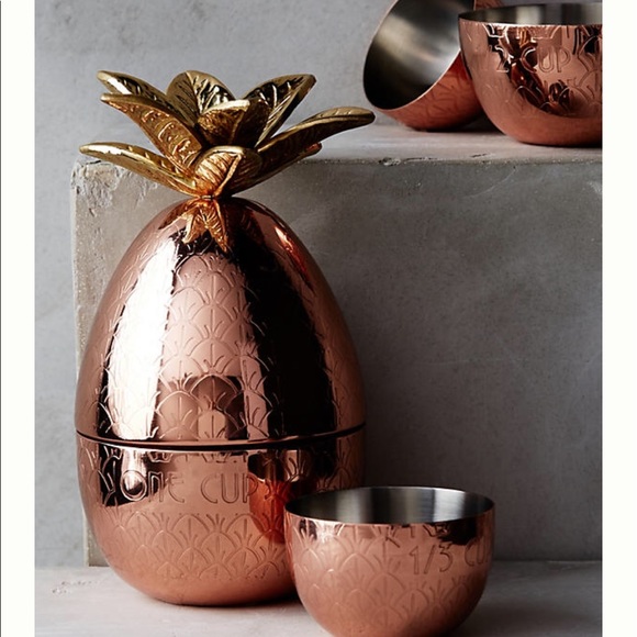Anthropologie Other - NWT Adorable Anthropologie Pineapple Nesting  Cups