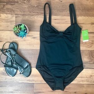 ❤️FINAL DROP❤️Kate Spade one piece black swimsuit
