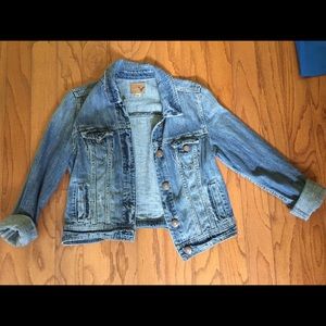 American Eagle blue jean jacket size Med